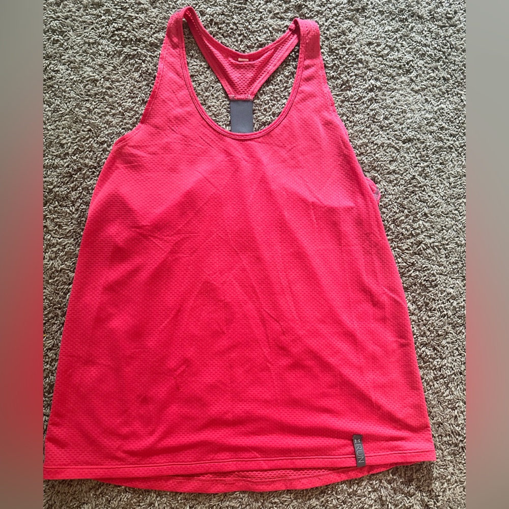 Under Armour Pink Sleeveless Racerback Tank Top